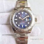 Swiss Replica Rolex Yachtmaster 2836 Watch Stainless Steel Blue Dial_th.jpg